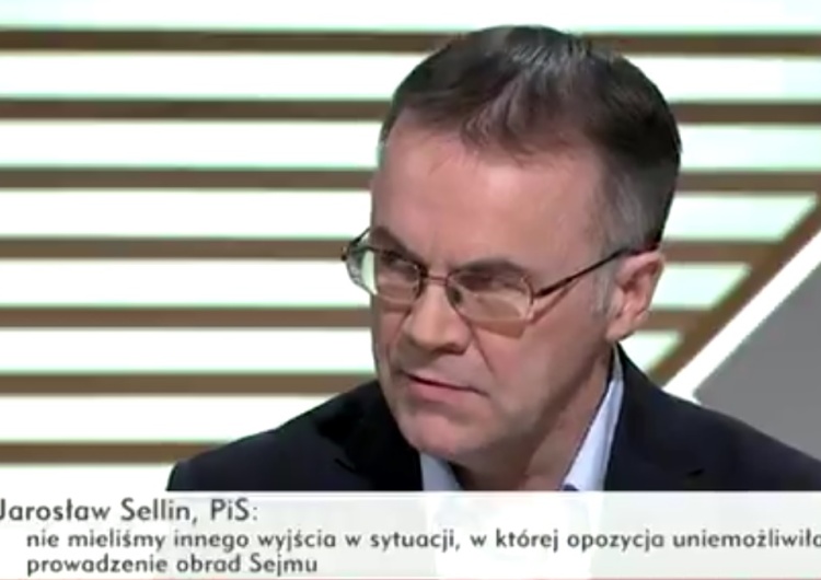  Jarosław Sellin: Była to próba przesilenia siłowego. Niestety uruchomiono przemoc [video]