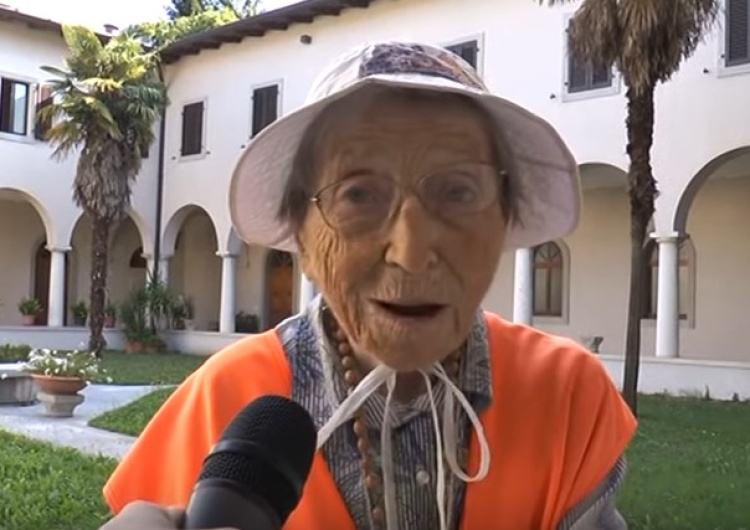 95-letnia kobieta dotarła pieszo z Włoch do Częstochowy