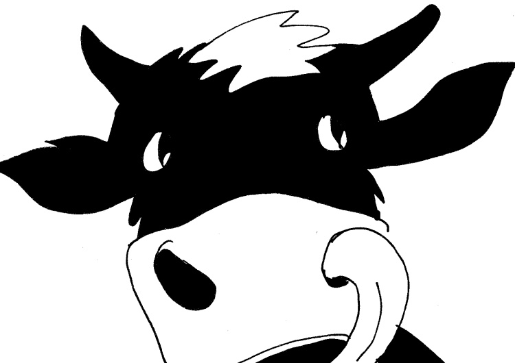  [Kliknij aby zobaczyć całość] Nowy rysunek Krysztopy: Krowa z krową!?