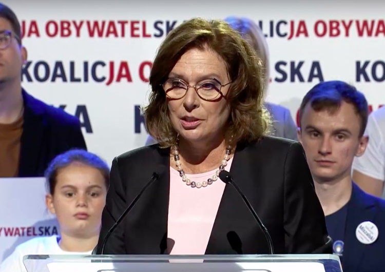 Sejm potępia akty pogardy antykatolickiej. Kidawa-Błońska była "za". Twierdzi, że zagłosowała "omyłkowo"