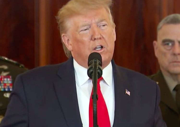 "Długo tolerowaliśmy działania Iranu. To się skończyło". Konferencja prezydenta USA Donalda Trumpa