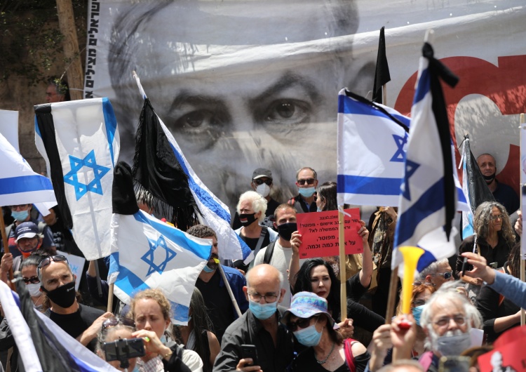 EPA/ABIR SULTAN Izrael: Proces premiera Netanjahu ws. korupcji został odłożony