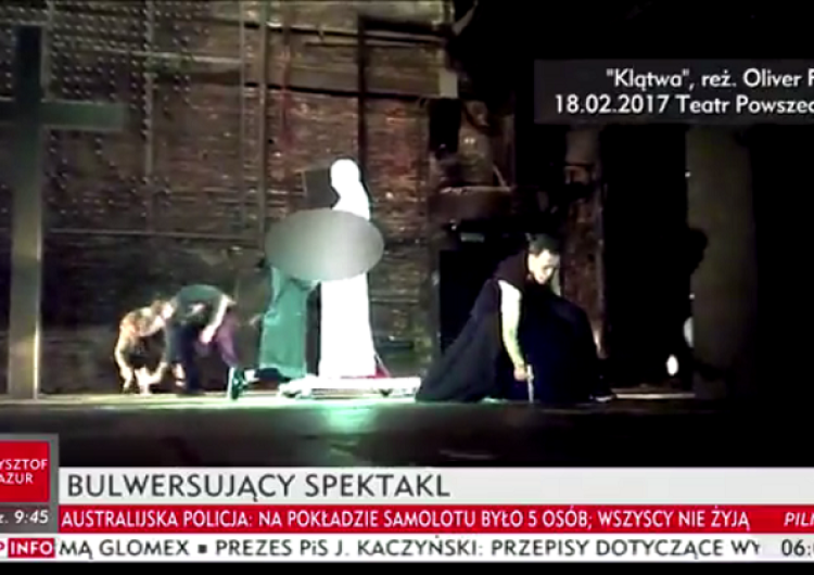  Zwolniono wydawcę reportażu TVP Kultura o spektaklu "Klątwa". Reporterka materiału została zawieszona