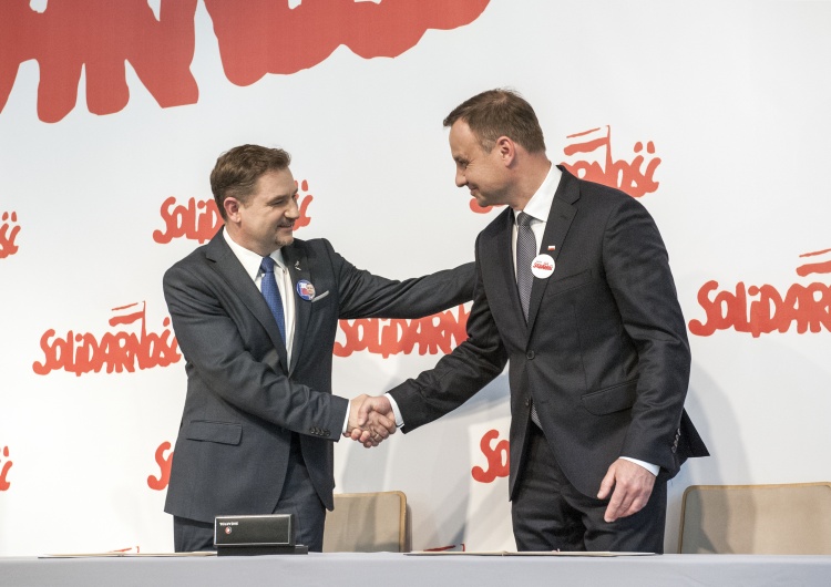 Piotr Duda: Wygrał kandydat, który jako jedyny zabiegał o poparcie "Solidarności"