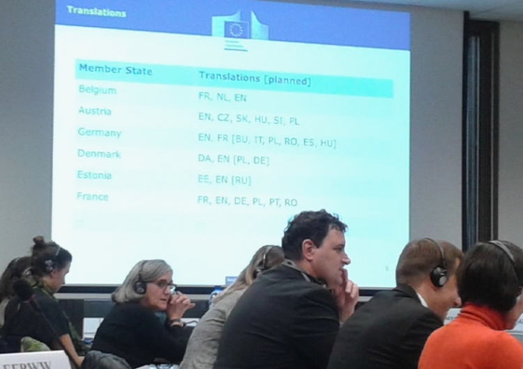 Informacja po polsku i pisemny dokument dla delegowanego pracownika