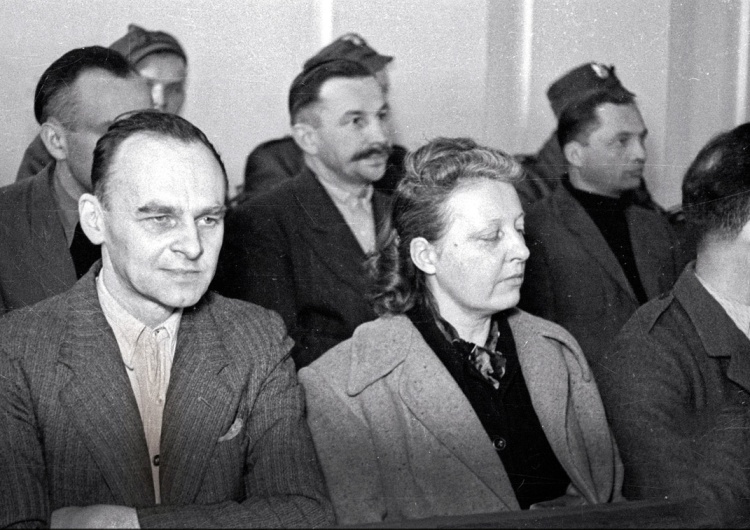 Witold Pilecki podczas procesu Tadeusz Płużański: Proces grupy Pileckiego