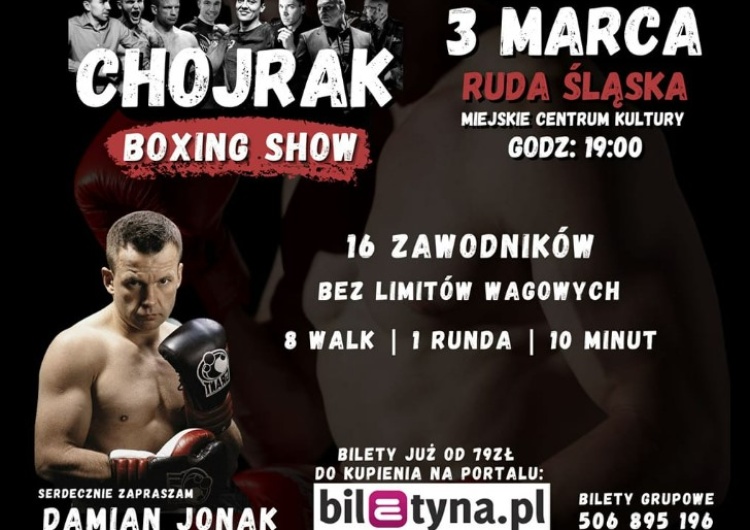  Zapraszamy na Chojrak Boxing Show
