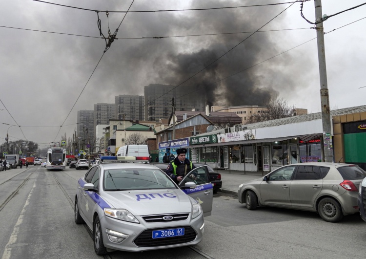Eksplozja i ogień w budynku rosyjskiej FSB w Rostowie  Eksplozja i ogień w budynku rosyjskiej FSB. Są ofiary