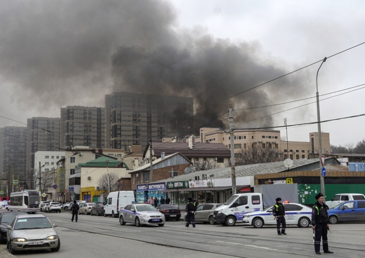 Rostow, Rosja, pożar budynku FSB Pożar budynku FSB w Rostowie. Jest komentarz ze strony Ukrainy 