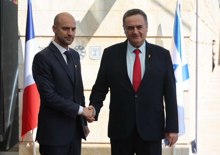 Diplomatic incidental  during French minister&#39;s visit to Jerusalem