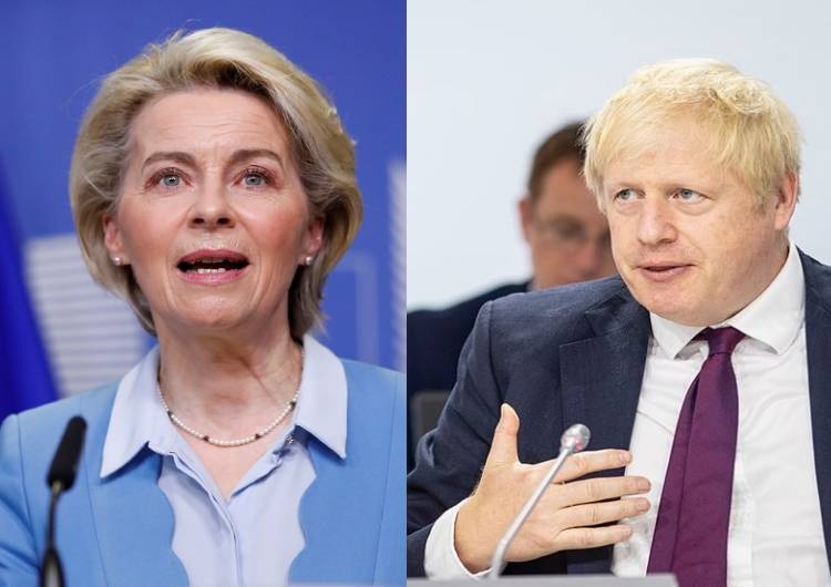 „Można lepiej koordynować…” Boris Johnson wbił szpilę Ursuli von der Leyen