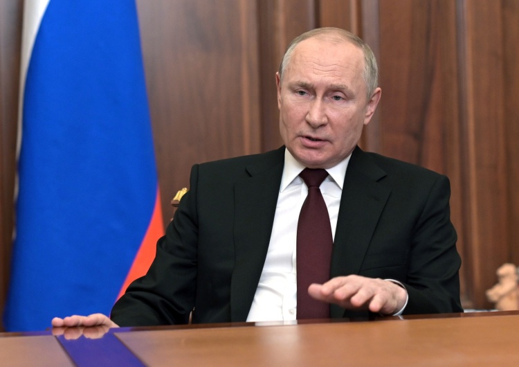 Wladimir Putin Putin: Za przelew krwi będzie odpowiedzialny naród ukraiński