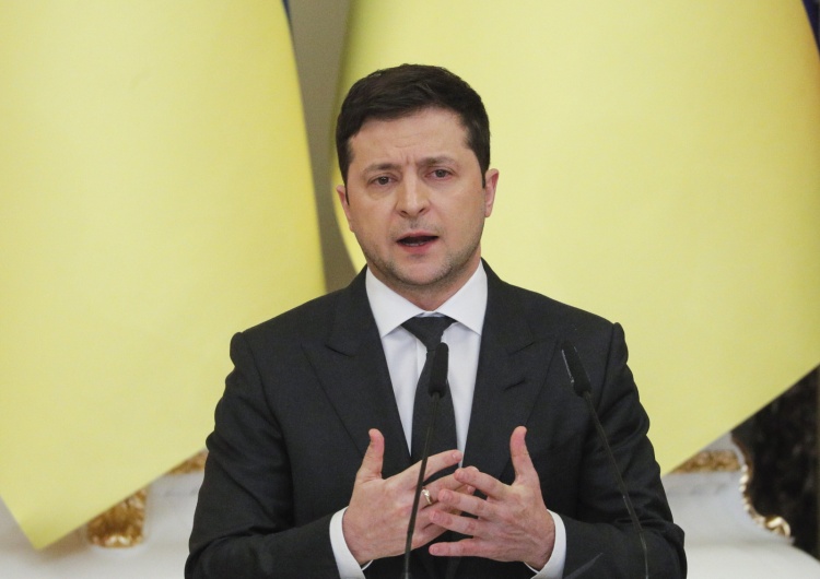 Wołodymyr Zelenski Ukraina zerwała stosunki dyplomatyczne z Rosją