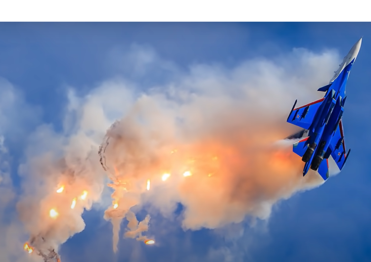 Zniszczony rosyjski myśliwiec  We wschodniej Ukrainie siły ukraińskie zestrzeliły rosyjski samolot bombardujący ludność cywilną