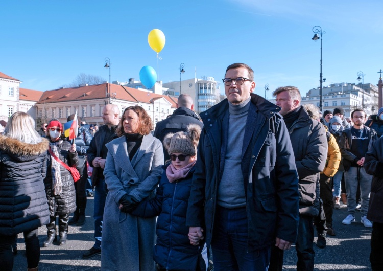 Mateusz Morawiecki Morawiecki: Kiedy pomagamy Ukraińcom, to walczymy o polską niepodległość