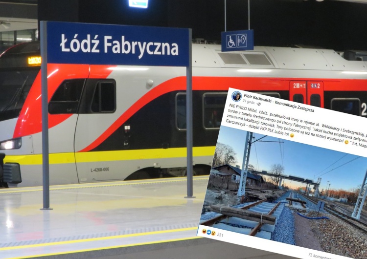 Łódź: Blamaż nowego połączenia kolejowego. Po ułożeniu torów okazało się, że szyny… nie mogą się połączyć