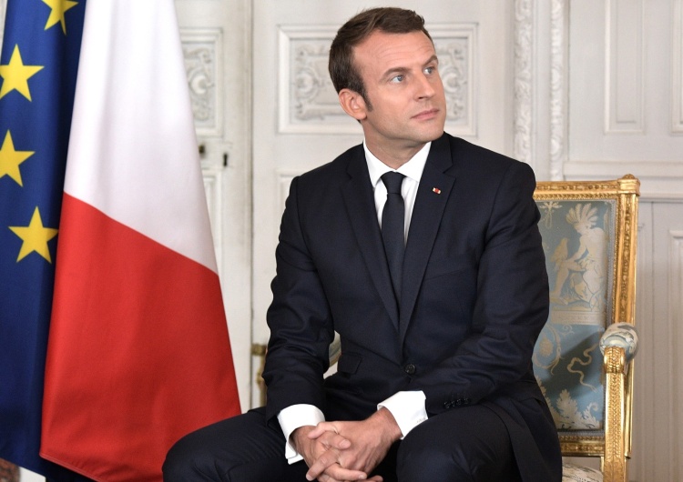 Emmanuel Macron „Twoi ludzie są odważniejsi”. Ukraiński parlament wykpił Emmanuela Macrona