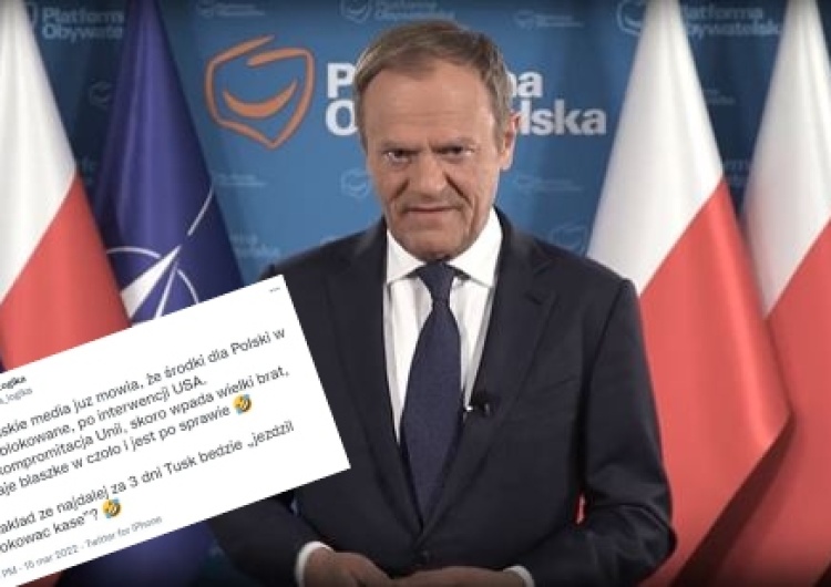  [wideo] Tusk: „Jadę do Brukseli, żeby jakby dopiąć sprawę polskich pieniędzy”. Internauci w śmiech
