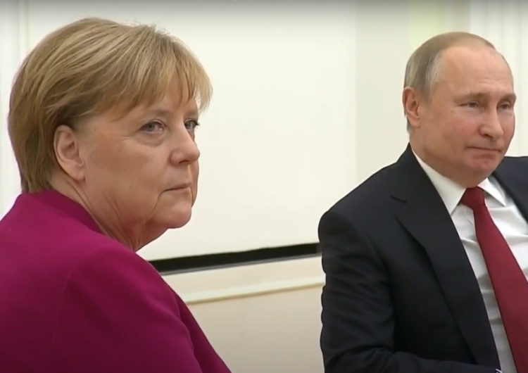 Angela Merkel, Władimir Putin Zełenski: zapraszam Merkel i Sarkozy'ego do Buczy, by zobaczyli skutki polityki ustępstw wobec Rosji