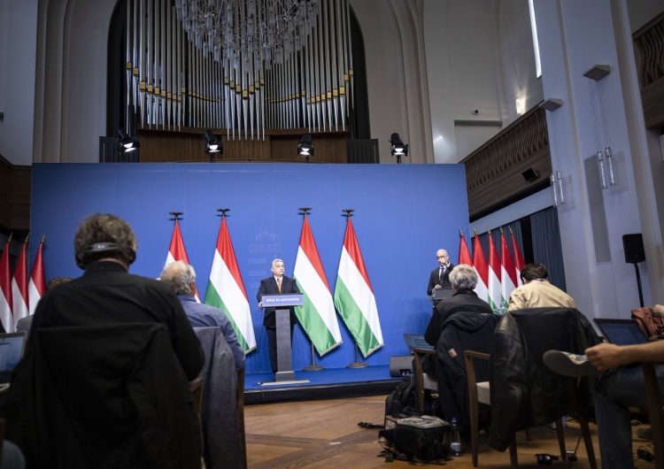 Premier Węgier Viktor Orban na Zamku Buda w Budapeszcie na Węgrzech, 06.04.2022 r „Zarzewia konfliktu są trzy”. Ekspert o nieprzychylnym stosunku Węgier do Ukrainy