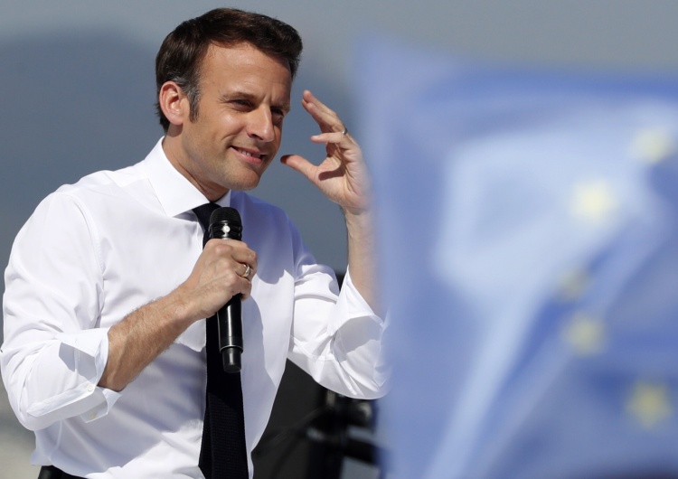 Prezydent Francji Emmanuel Macron Wybory prezydenckie we Francji. Jest nowy sondaż