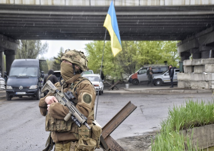 Ukraiński żołnierz przy punkcie kontrolnym w Odessie Zaostrzenie walk w Donbasie. Sztab Ukrainy przewiduje najbliższe kroki Rosjan