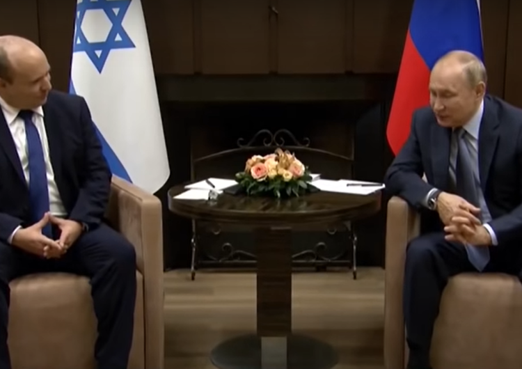 Premier Izraela i prezydent Rosji Coraz gorsze relacje Rosji z Izraelem. Ekspert tłumaczy, co jest powodem