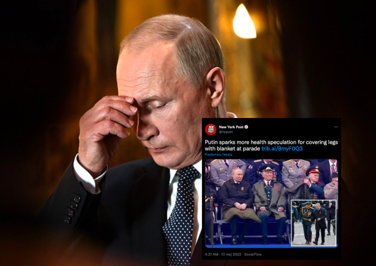  Nowe doniesienia o stanie zdrowia Putina! Sprawdzono nagrania z parady