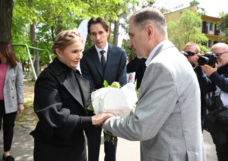  Wizyta Julii Tymoszenko w ośrodku Solidarności. Piotr Duda: Uchodźcy w Spale są rodziną NSZZ 
