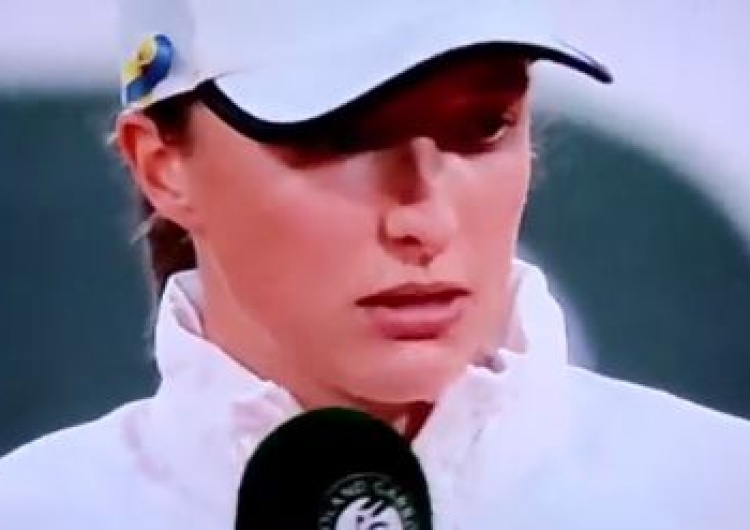  [video] French Open: Wielkie słowa Igi Świątek nt. Ukrainy. Dostała takie owacje, że nie mogła kontynuować mowy