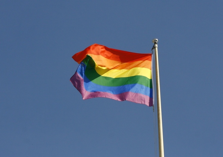 Flaga LGBT Jak reagować na czyny zabronione popełniane na paradach LGBT? Poradnik Ordo Iuris