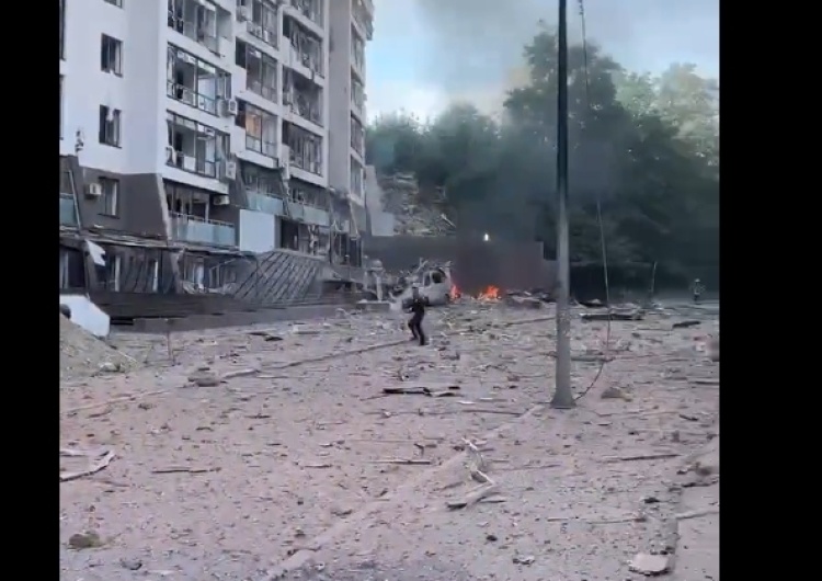  Ukraina: Atak rakietowy na Kijów 