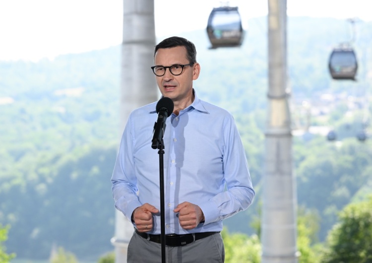 Mateusz Morawiecki Belka mówił o „podwyższeniu VAT do europejskiego maksimum”. Premier odpowiada