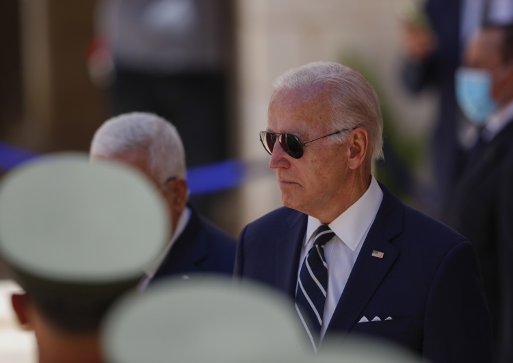 Joe Biden w Betlejem Prezydent Biden odwiedził Bazylikę Narodzenia Pańskiego w Betlejem