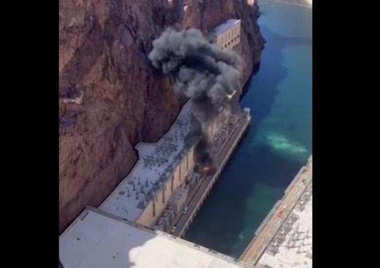  [video] Eksplozja na słynnej zaporze Hoovera w USA. Wybuchł pożar