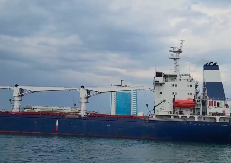  Pierwszy statek z ukraińskim zbożem wypłynął z Odessy