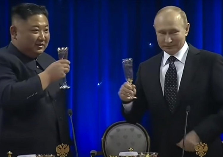 Kim Dzong Un i Władimir Putin „Die Welt”: „Rosja już się nie podniesie. Stanie się drugą Koreą Północną”