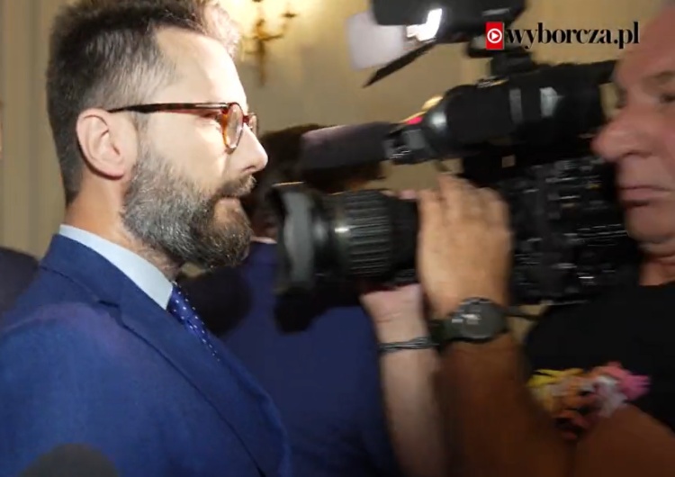 Radosław Fogiel, operator TVN24 [VIDEO] Wyborcza: 