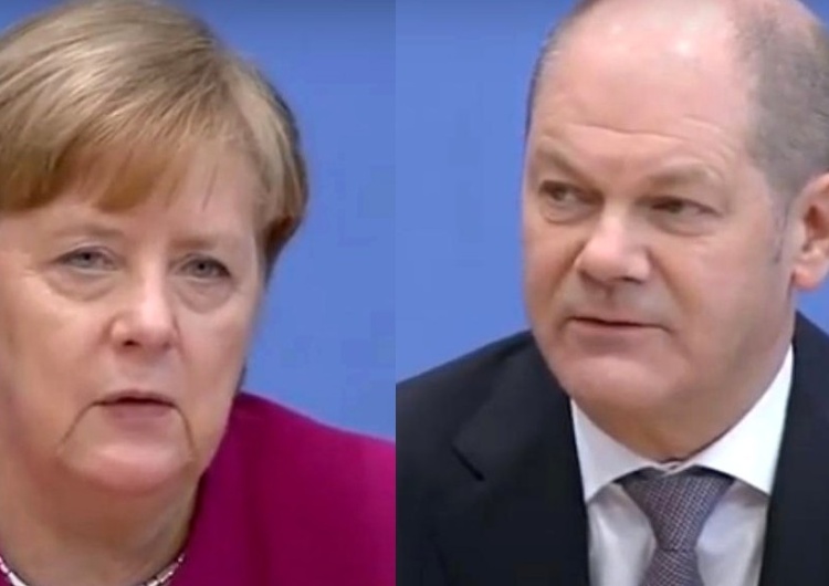 Angela Merkel i Olaf Scholz  Kłopoty Merkel i Scholza. Staną przed komisją śledczą?