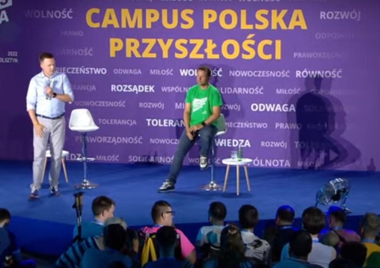 Szymon Hołownia i Rafał Trzaskowski  