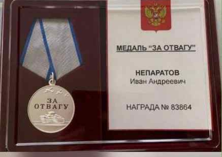 Medal Władimir Putin odznaczył wielokrotnego mordercę medalem 