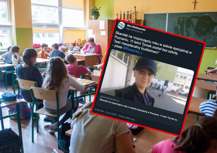  Skandal na inauguracji roku szkolnego w Poznaniu. 11-letni Tymek jest „nieopłacalny budżetowo”?