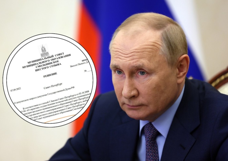 Władimir Putin Chcieli oskarżyć Putina o zdradę stanu. Władze zareagowały natychmiastowo