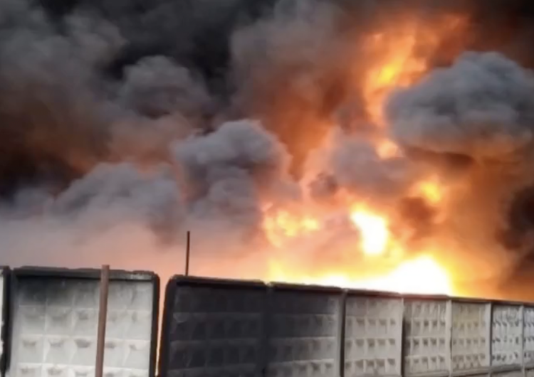  Ogromny pożar pod Moskwą. Na nagraniach potężne kłęby dymu [WIDEO]