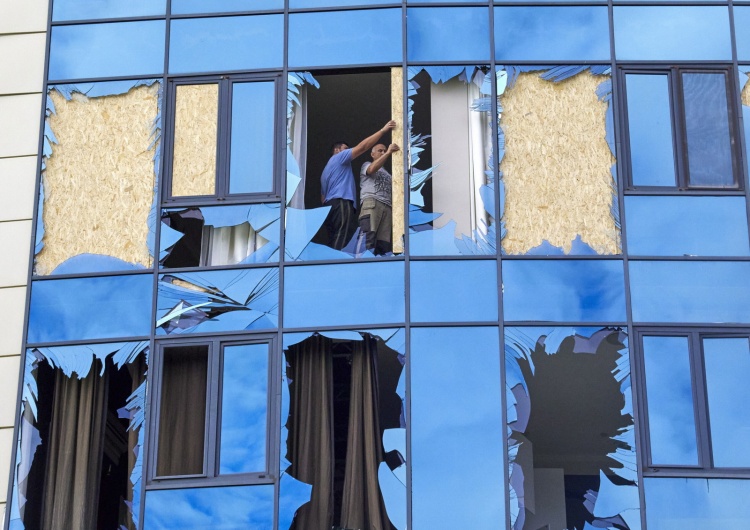 Wybite okna. Charków Niemieckie media: Im odważniej walczy Ukraina, tym tchórzliwiej wypowiada się sekretarz generalny SPD