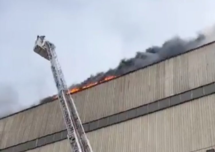  Pożar w Stoczni Gdańskiej. Nieoficjalnie: Ewakuowano setki osób