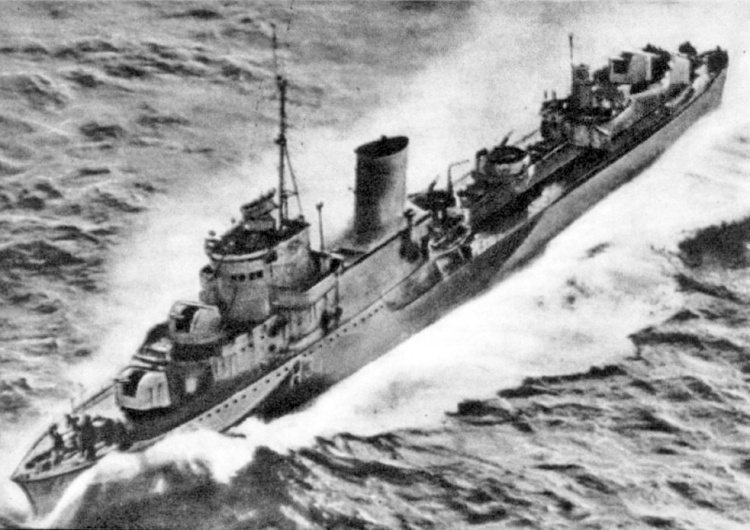  1.10. 1936 r. zwodowano ORP Błyskawica 