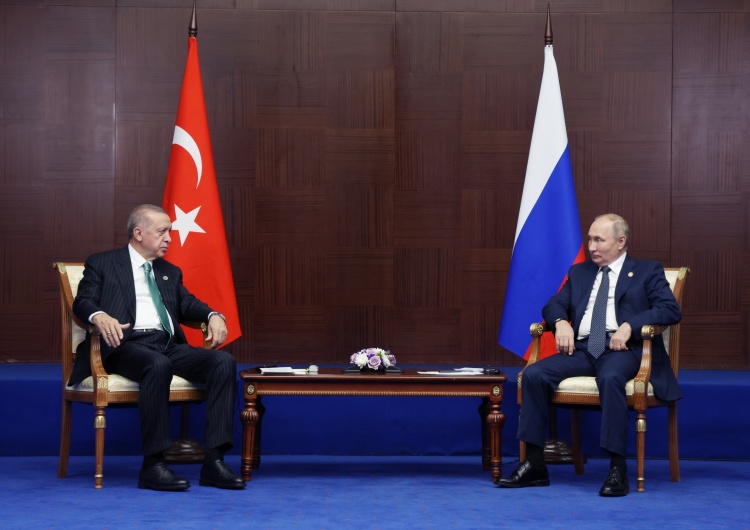 Recep Erdogan i Władimir Putin Turcja rosyjskim hubem gazowym na Europę. „Putin i Erdoğan nakazali rozpoczęcie prac”
