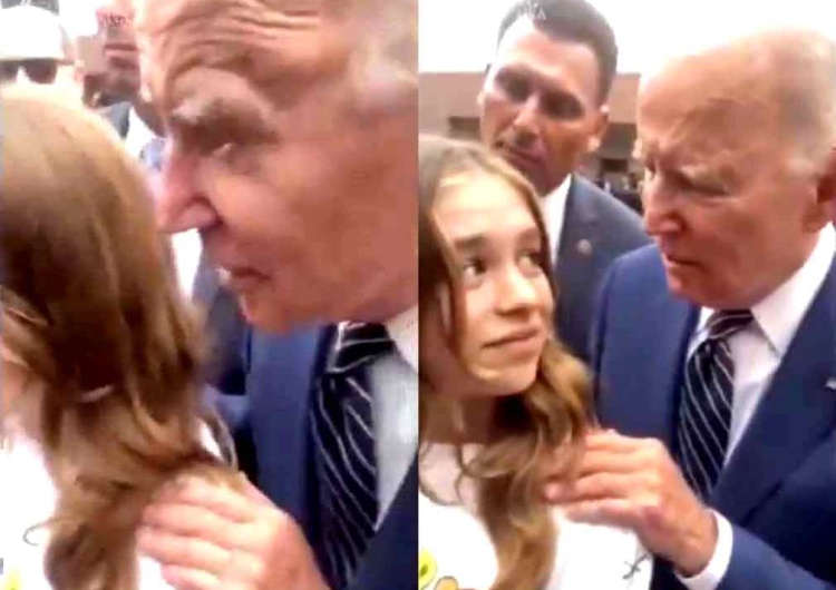 Prezydent USA Joe Biden Joe Biden dał radę młodej Amerykance. 