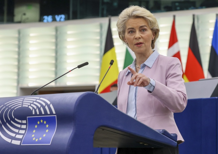 Przewodnicząca Komisji Europejskiej Ursula von der Leyen Von der Leyen zapowiada kupowanie gazu na poziomie UE. „Aby kraje nie rywalizowały o surowiec”